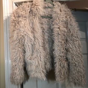 IRO Kald Lamb Shearling Jacket in Beige